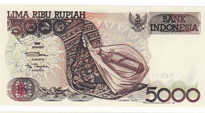 5000 Rupiah Schein (1992)
