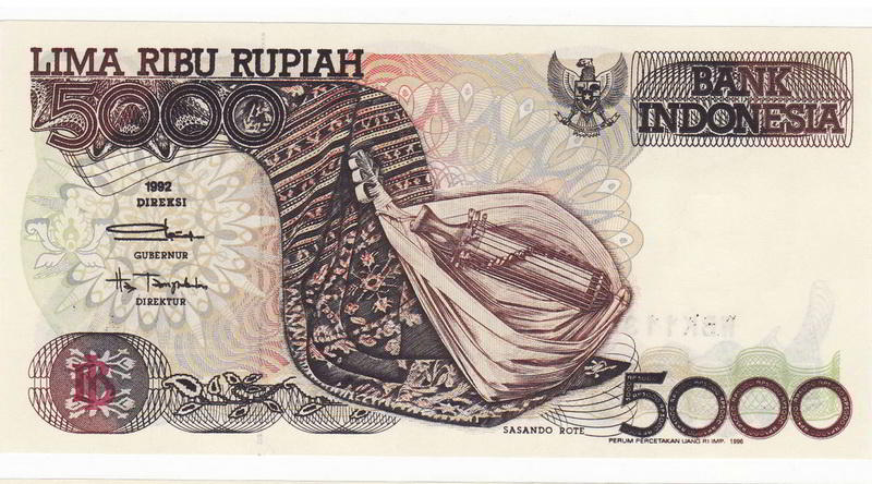 5000 Rupiah Bill (1992)