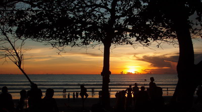 Sonnenuntergang in Kuta