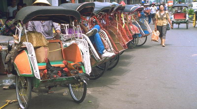 Rickshaws in Java