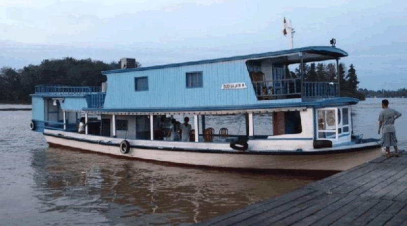 Hausboot auf dem Mahakam