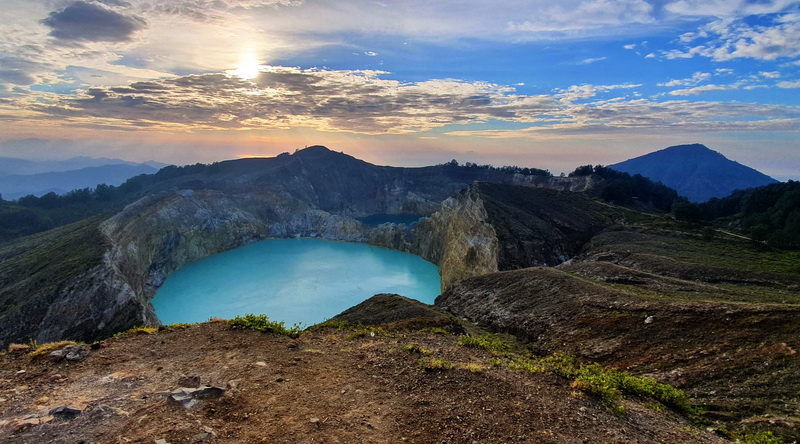 Kratersee des Vulkan Kelimutu © Christopher Missling