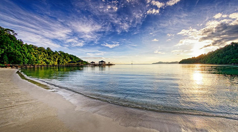 Strand des Bunga Raya Resort © Echo Resorts