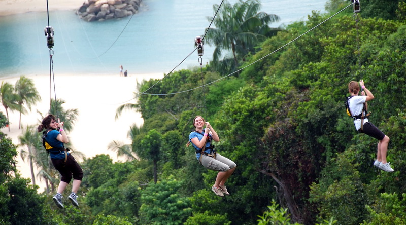 Seilrutsche Sentosa © Singapore Tourism