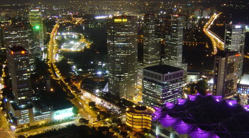 Singapore bei Nacht © Christian Abels