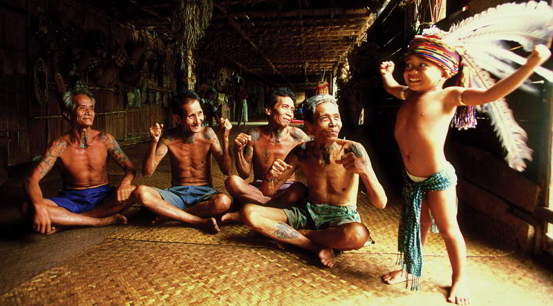 Iban Longhouse © Kirklandphotos for Sarawak Tourism Board