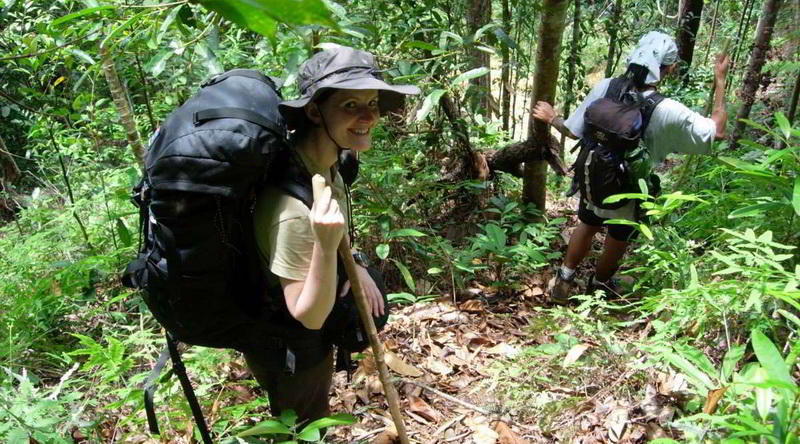 jungle trekking © Red Ape Trail